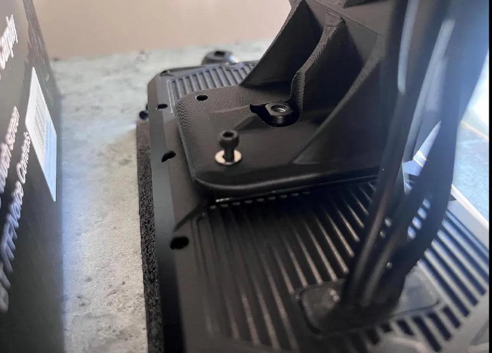 Soporte Carpuride para KTM Adventure, detalle de la pieza impresa