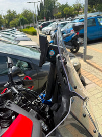 Soporte Antirrobo para Pantallas Carpuride, CarPlay o Garmin Zumo
